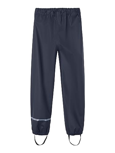 NAME IT Unisex Nkndry Rain Pant Fo Noos Jacke, Dark Sapphire, 128 EU von NAME IT