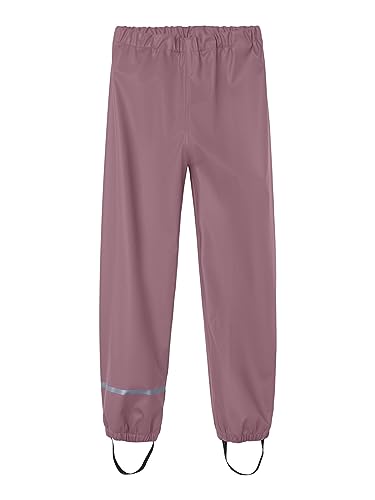 NAME IT Unisex Nkndry Rain Pant Fo Noos Jacke, Wistful Mauve, 104 EU von NAME IT