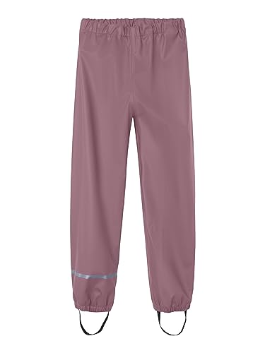 NAME IT Unisex Nkndry Rain Pant Fo Noos Jacke, Wistful Mauve, 164 EU von NAME IT