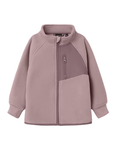 NAME IT Unisex Nknmove03 Vindfleece Jacket Fo Fleecejacke, Deauville Mauve, 128 von NAME IT