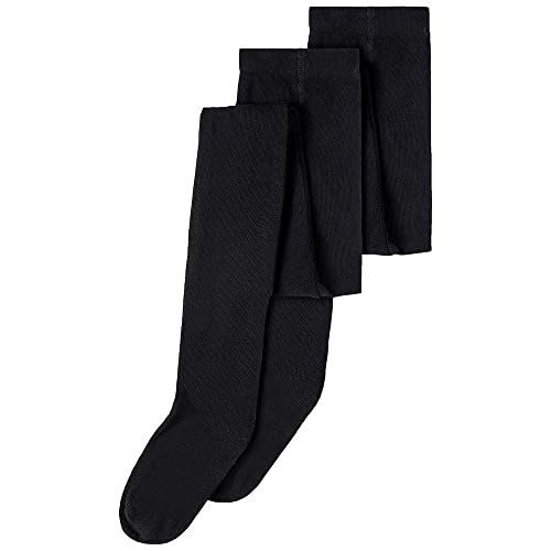 NAME IT Unisex Nknpantyhose 2p Solid Noos Socken, Schwarz, 74-80 EU von NAME IT