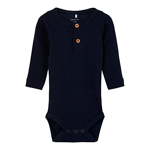 NAME IT Jungen Nbmkab Ls Noos Body, Dark Sapphire, 86 EU von NAME IT