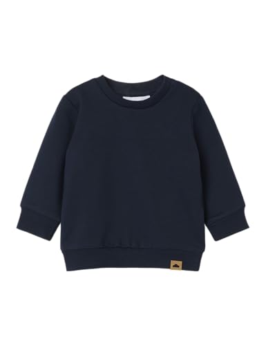 NAME IT Unisex Nbntakki Ls Noos Sweatshirt, Dark Sapphire, 80 EU von NAME IT