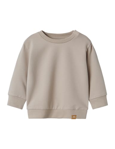 NAME IT Unisex Nbntakki Ls Noos Sweatshirt, Pure Cashmere, 86 EU von NAME IT