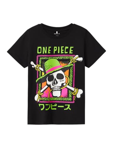 NAME IT Jungen Nkmamba Onepiece Top Noos Bfu T-Shirt 13234689,Schwarz,122-128 von NAME IT