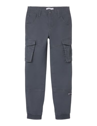 NAME IT Jungen Nkmryan TWI Pant 2222-ba Noos Cargohose, Lava Smoke, 164 EU von NAME IT