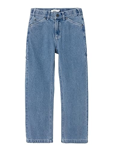 NAME IT Jungen Nkmryan Straight Jeans 4525-im L Noos, Medium Blue Denim, 158 von NAME IT