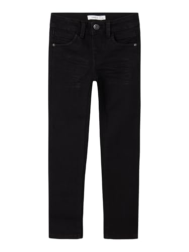 NAME IT Jungen Nkmsilas Xslim 2002-tx Noos Slim-fit-Jeans, Schwarz, 164 EU von NAME IT