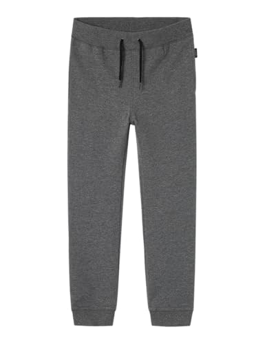 NAME IT Jungen Nkmsweat Pant Unb Noos Sweathose, Dark Grey Melange, 98 EU von NAME IT