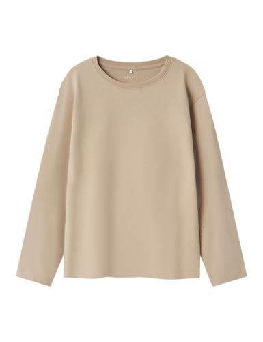 NAME IT Jungen Nkmvobbo Top Noos Langarmshirt, Pure Cashmere, 122-128 EU von NAME IT