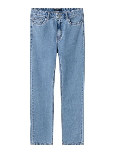 NAME IT Mädchen Nlfkizza DNM Hw Mom Pant Noos Jeanshose, Light Blue Denim, 134 EU von NAME IT
