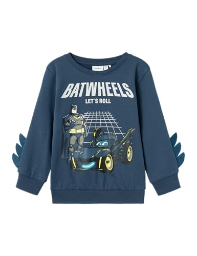 NAME IT Jungen Nmmjuice Batwheels Bru Noos Wab Sweatshirt, Dark Denim, 104 EU NAME IT Jungen Nmmjuice Batwheels Bru Noos Wab Sweatshirt, Dark Denim, 104 EU von NAME IT