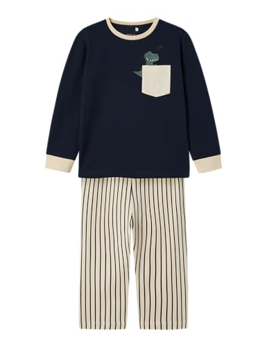 NAME IT Jungen Nmmrade Night Set Schlafanzug, Dark Sapphire,110 von NAME IT