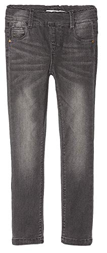 Name IT Baby-Mädchen NMFPOLLY DNMTORA 5129 Leggings NOOS Jeans, Grau (Medium Grey Denim Medium Grey Denim), 98 von NAME IT