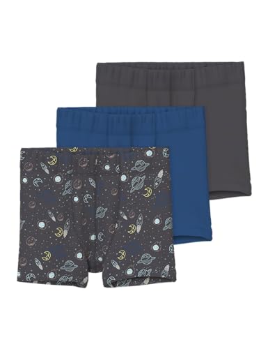 Name IT Jungen Nmmtights 3P Iron Space Noos, Forged Iron, Numeric 86 EU von NAME IT