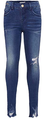 Name IT Mädchen NKFPOLLY DNMTORI 3079 Pant NOOS Jeans, Blau (Dark Blue Denim Dark Blue Denim), 110 von NAME IT