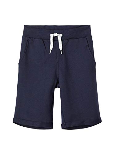Name IT NOS Jungen NKMVERMO Long SWE UNB NOOS Shorts, Blau (Dark Sapphire), (Herstellergröße: 164) von NAME IT