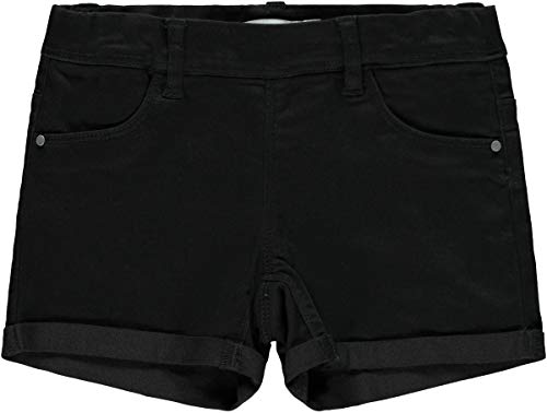 Name IT NOS Mädchen Shorts NKFSALLI TWITINNA AF NOOS, Schwarz (Black), (Herstellergröße: 110) von NAME IT