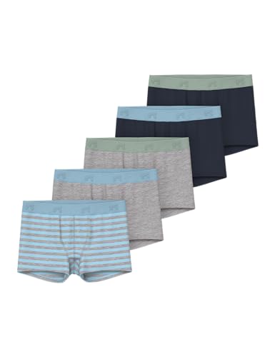 Name it kids Jungen Aquamarine Nkmboxer 5P Y/D, Numeric_122 von NAME IT