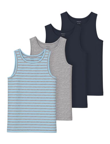 Name it kids Jungen Aquamarine Nkmtank Top 4P Y/D, Numeric_86 von NAME IT