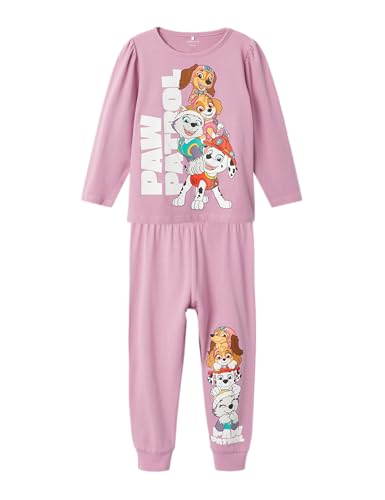 NAME IT Mädchen Nmfakiri Pawpatrol Ls Nightset Noos Cplg Hose, Mauve Orchid, 122-128 EU von NAME IT