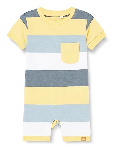 Name It Baby-Jungen NBMJAWN SS Sunsuit Jumpsuit, London Fog, 86 von NAME IT