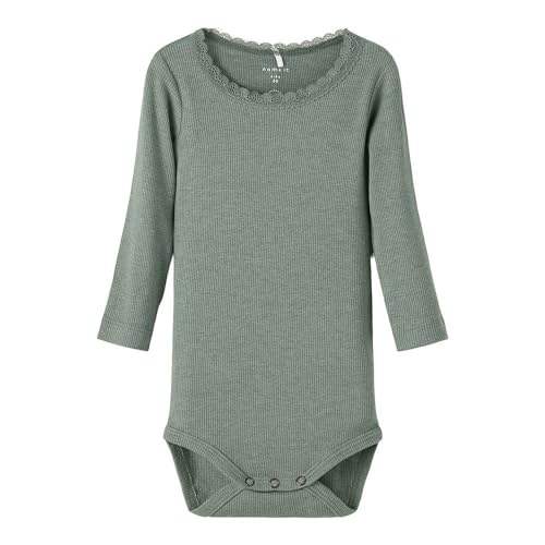 NAME IT Baby-Mädchen NBFKAB LS Body NOOS Langarmbody, Lily Pad/Detail:Melange, Infant von NAME IT