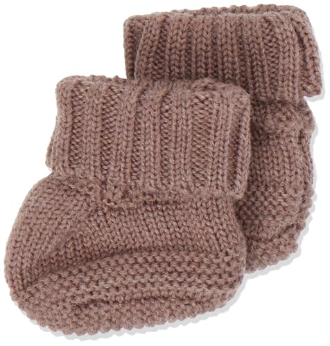 Name It Baby-Mädchen NBFWRILLA Wool Knit Slippers XXIII Socken, Peppercorn, 74W / 80L von NAME IT