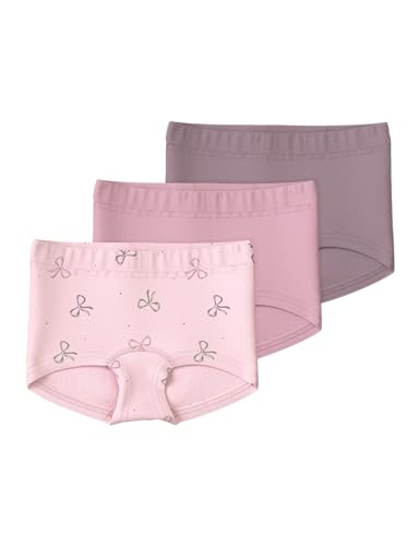 Name it mini Mädchen Barely Pink Nmftights 3P Bow Noos, Numeric_110 (3er Pack) von NAME IT
