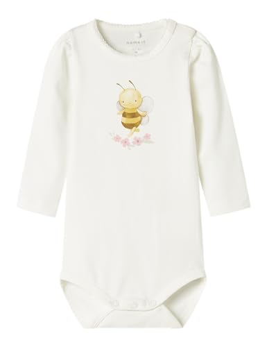 Name It Damen Nbfjolanta Ls Body Box, Cloud Dancer, Numeric_86 von NAME IT