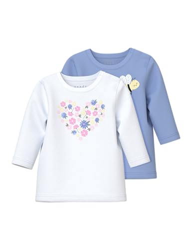 Name It Damen Nbfvubie 2P Ls Top Box, Serenity, 80 EU von NAME IT