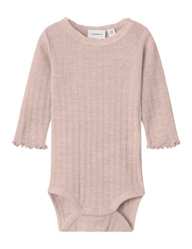Name It Damen Nbfwossa Wo/SI Rib Ls Body, Shadow Gray, Numeric_80 von NAME IT