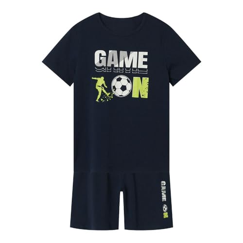 NAME IT Jungen Nkmnightset Ss Game On Football Noos, Dark Sapphire, 86-92 NAME IT Jungen Nkmnightset Ss Game On Football Noos, Dark Sapphire, 86-92 von NAME IT