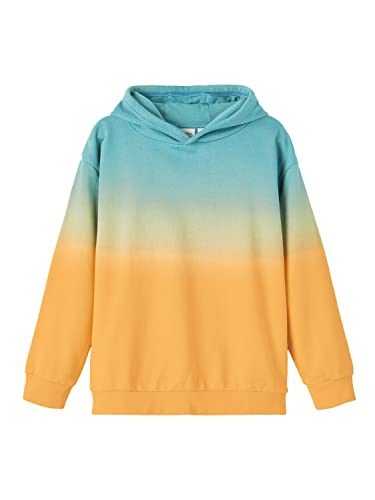 Name It Jungen NKMHOMSE LS Boxy Sweat UNB Sweatshirt, Stormy Weather/Detail:TIE DYE Sundress, 116 von NAME IT