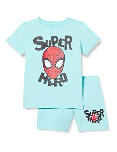 Name It Jungen NMMAJS Spiderman SS NIGHTSET MAR Schlafanzug, Tibetan Stone, 86 von NAME IT