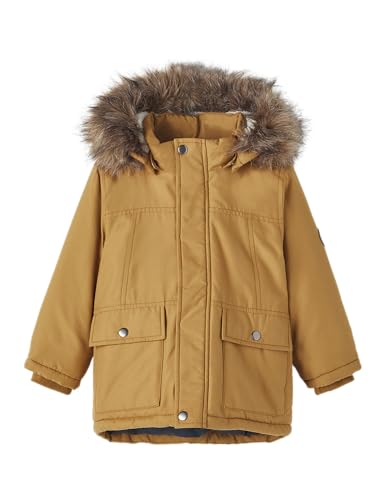 Name It Jungen NMMMARLIN Parka Jacket PB Jacke, Rubber, 92 von NAME IT