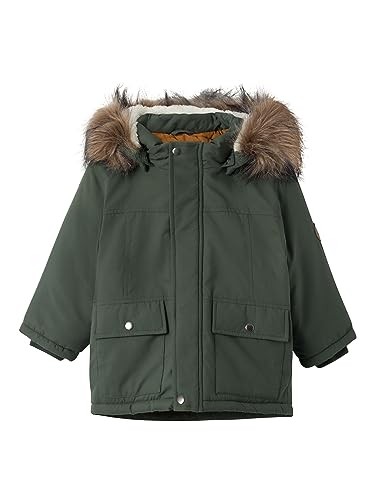 Name It Jungen NMMMARLIN Parka Jacket PB South Jacke, Climbing Ivy, 110 von NAME IT