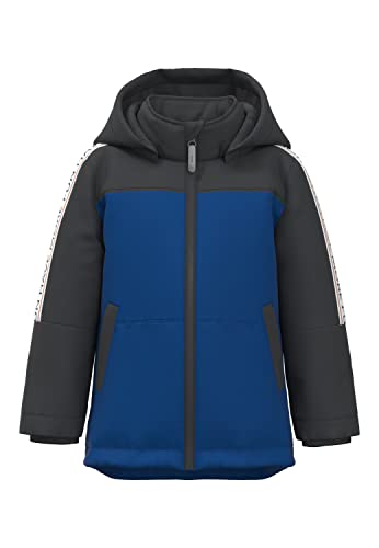 Name It Jungen NMMMAX Jacket Text Band Jacke, Bering Sea, 80 von NAME IT