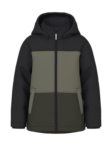 Name It Jungen Nkmmax Pa Jacket Block Noos, Dusty Olive, Numeric_122 von NAME IT