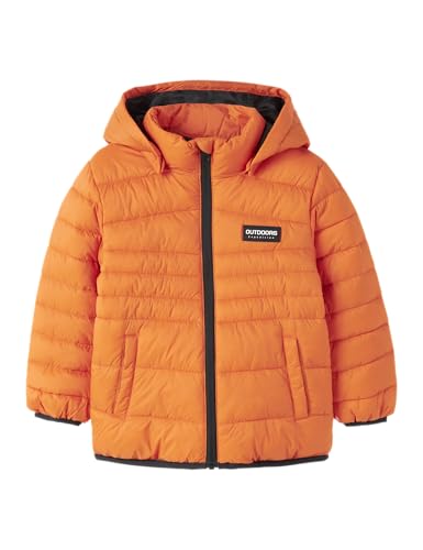 Name It Jungen Nmmmarble Jacket Pb, Celosia Orange, Numeric_128 von NAME IT