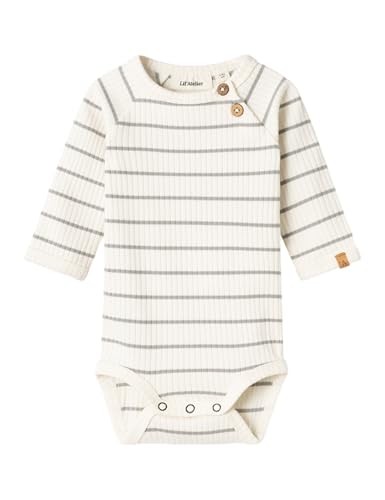 NAME IT Baby-Jungen NBMKAIL LS Slim Body Lil NOOS Langarmbody, Coconut Milk, 92 von NAME IT