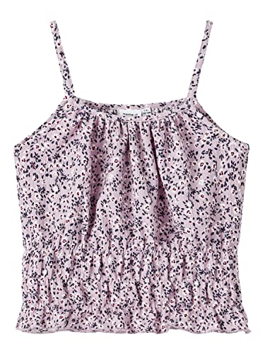 Name It Mädchen NKFHALBA Short Singlet Langarmshirt, Orchid Bloom, 122W / 128L von NAME IT