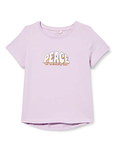 Name It Mädchen NKFVIX SS TOP H1 T-Shirt, Orchid Bloom, 128 von NAME IT