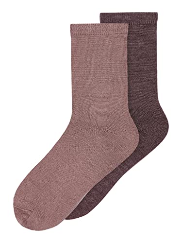 Name It Mädchen NKFWAKTA Wool/VIS 2P XXIII Socken, Peppercorn, 134W / 140L von NAME IT