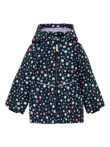 Name It Mädchen NMFMAXI Jacket Dancing DOTS Jacke, Dark Sapphire, 92 von NAME IT