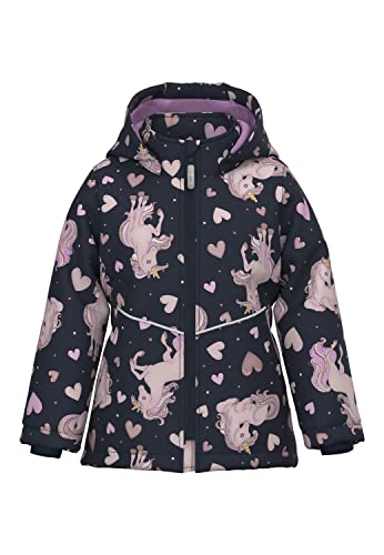 Name It Mädchen NMFMAXI Jacket Unicorn Heart Jacke, Humus, 80 von NAME IT