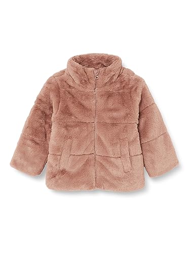 Name It Mädchen NMFMOSA Fake FUR Jacket PB Jacke, Brownie, 104 von NAME IT