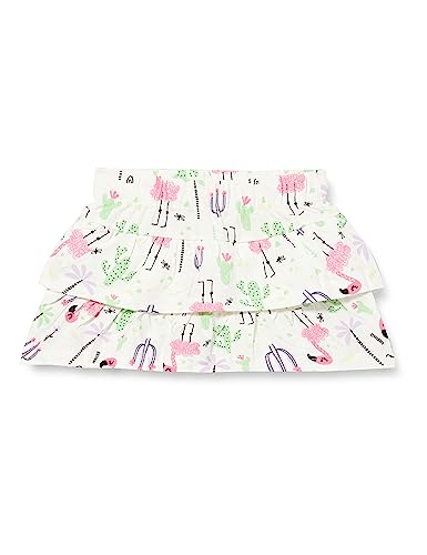 Name It Mädchen NMFVIGGA Skirt J1 Rock, White Alyssum/AOP:Kaktus, 122 von NAME IT