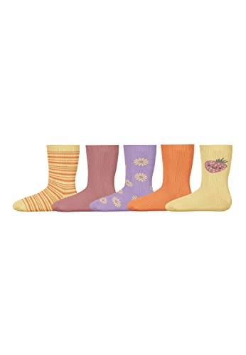 Name It Mädchen NMFVINNI 5P H5 Socken, Mock Orange, 19W / 21L von NAME IT