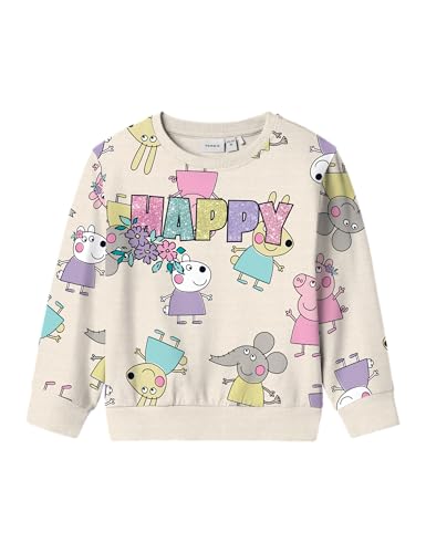Name It Mädchen Nmffira Peppa Nreg Sweat Unb Cplg, Peyote Melange, 116 EU von NAME IT